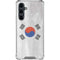 South Korean Flag Distressed Galaxy S23 FE Clear Case